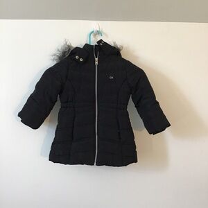Calvin Klein Toddler Girls Long Puffer Jacket